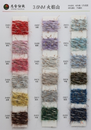 3.6NM 5%wool 42%cotton 12%nylon 40%polyester 1%spandex