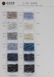 6.8NM/1 4%wool 24%cotton 6%nylon 61%polyester 2%film 2%spandex
