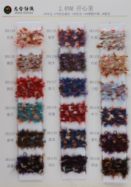 2.8NM/1 5%wool 47%recycled polyester 10%nylon 36%polyester fiber 2%spandex