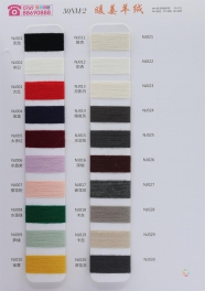 50NM/2 20% Warm Ginger Adhesive Fiber 5% Wool 28% Acrylic Fiber 17% Nylon 30% PBT
