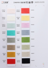 2/46NM 53%acrylic 23%nylon 24%polyester