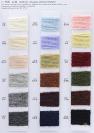 1/3NM 15%ultra-fine mare 15%baby camel 40%wool 30%nylon