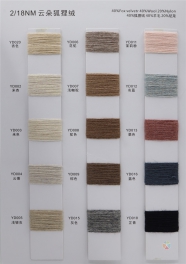 2/18NM 40%Fox velvetr 40%Wool 20%Nylon