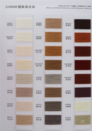 2/48NM 3%Pure silk 30%Wool 20%Acetic acid 30%Polyester 15%Acrylc