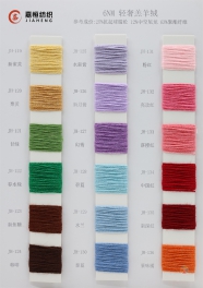 6NM 25%anti-pilling acrylic 12%hollow nylon 63%polyester fiber