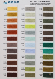 2/50NM 5%sheep wool 28%anti sunny 18%viscose 20%nylon 29%PBT