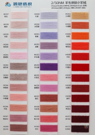 2/50NM 5%sheep wool 28%anti sunny 18%viscose 20%nylon 29%PBT