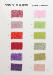 9NM/2 50% nylon  50% polyester fiber
